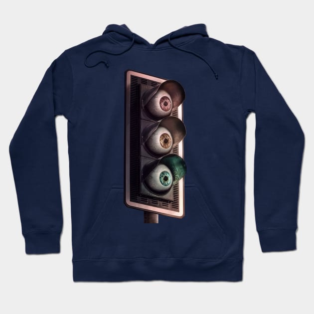 Traffic Eyes Hoodie by Corvons